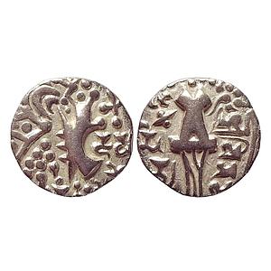 Ancient Kashmir Karkota or Naga dynasty Vinayaditya Base Gold Dinar