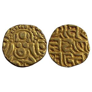 Chandellas of Jajekabhukti Sallakshana Varman Debased Gold 1-1/8 Masha