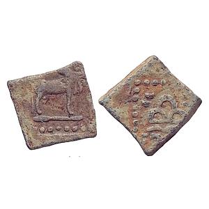 Ancient Western Kshatrapas Rudrasena III Lead Unit