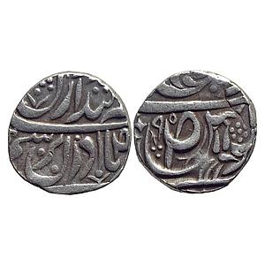 IPS Patiala State Karam Singh INO Ahmed Shah Durrani Sahrind Mint Silver Rupee