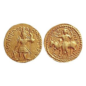 Ancient Kushanas Vasudeva I Gold Dinar