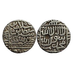 Delhi Sultan Islam Shah Suri Narnol Mint Silver Rupee