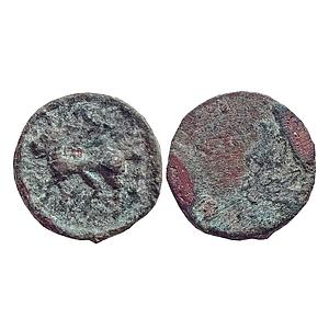 Ancient Taxila City State Capital Pushkalavati Copper Unit