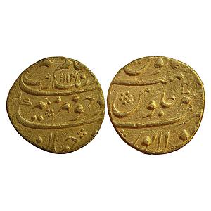 Mughal Aurangzeb Sholapur Mint Gold Mohur