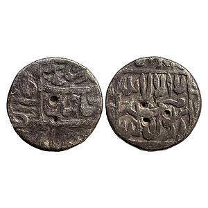 Mughal Shah Jahan Ujjain Mint Silver 1/2 Rupee