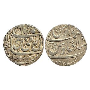 IK Rohilkhand Hafiz Rehmat Khan INO Shah Alam II Bisauli Mint Silver Rupee