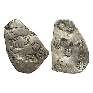 Ancient Punch Marked Coinage PMC of the lower Ganga valley Magadha Mahajanapada Series 1 S