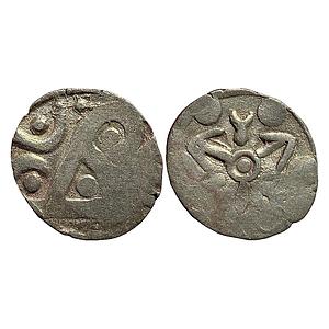 Ancient Punch Marked Coinage Sugh Series Usually recognized as the Babyal hoard type Silve
