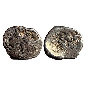 Ancient Punch Marked Coinage Archaic punch mark series from middle Ganga valley Silver Hal