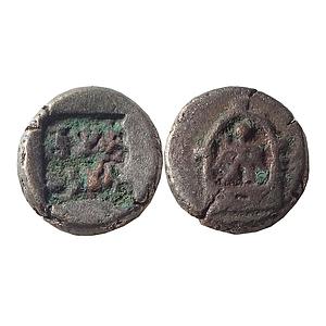 Ancient Panchala Indra Mitra Copper Karshapana