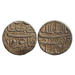 Mughal Jahangir with Pre-accession name Salim Ilahi Month Khurdad (Gemini) Ahmedabad Mint 