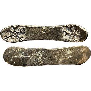 Ancient Punch Marked Coinage Gandhara Mahajanapada Bent Bar Silver 1 Shatamana