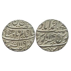 EIC Bengal Presidency INO Shah Alam II Muhammadabad Banaras Mint Silver Rupee