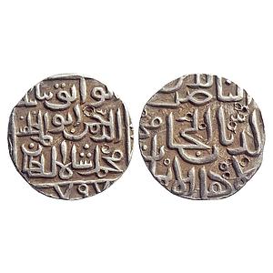 Bahmani Sultan Muhammad Shah II Hadrat Ahsanabad Mint Silver Tanka