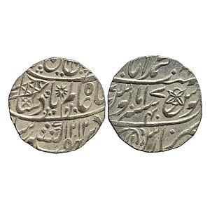 EIC Bengal Presidency INO Shah Alam II Muhammadabad Banaras Mint Silver Rupee