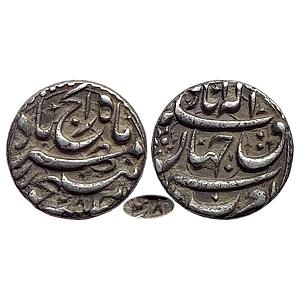 Mughal Akbar Rebellion Issue of Jahangir Allahabad Mint Bagharb -O- Sharq Couplet Silver R