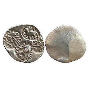 Ancient Punch Marked Coinage from Godavari Valley Vidarbha Region ABBC type Silver 1/2 Kar