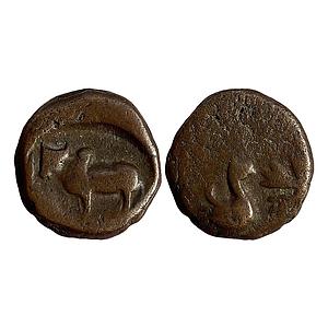 Ancient Monarchical issue of Ayodhya Copper Fraction