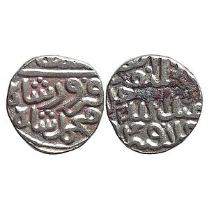 Delhi Sultan Muhammad bin Firuz No Mint Billon 5/6th Tanka