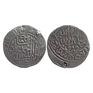 Mughal Zaheer al-Din Muhammad Babur No Mint ND Silver Shahrukhi