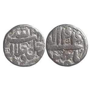 Mughal Akbar Ilahi Month Bahman (Aquarius) Delhi Mint Silver Rupee