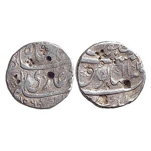 Mughal Muhammad Shah Kankurti Mint Silver Rupee