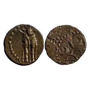Ancient Western Kshtrapas Kardamaka Dynasty Copper Unit