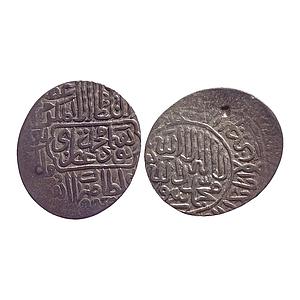 Mughal Humayun First Reign Lahore Mint Silver Shahrukhi