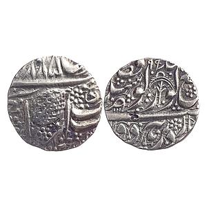 IK Sikh Empire Maharaja Dalip Singh VS 1885/99 Nanakshahi Couplet Amritsar Mint Silver Rup