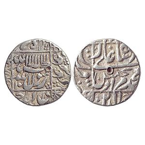 Mughal Murad Bakhsh Surat Mint Silver Rupee