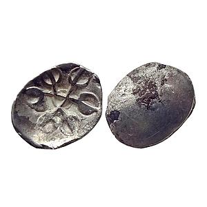 Ancient Gandhara Janapada Silver Shana "1/8 Shatamana"