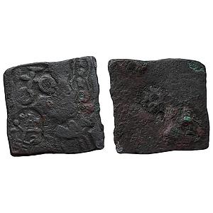 Ancient Punch Marked Coinage Eran region Copper Unit