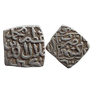 Kashmir Sultan Muhammad Ghazi Shah Kashmir Mint Silver Square Sasnu