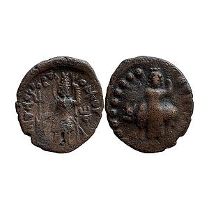Ancient Kushanas Vasudeva I Copper Di-Drachm