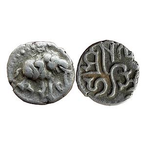Chalukyas of Gujarat Ranahasti Silver Dramma