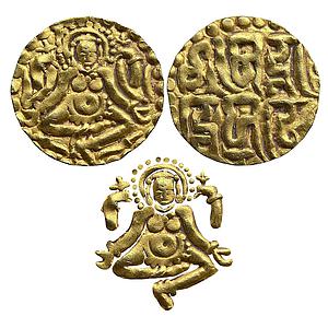 Kalachuris of Tripuri Gangeyadeva Gold 4-1/2 Masha