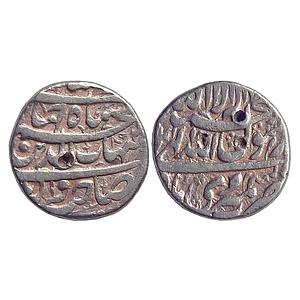 Mughal Shah Jahan Kashmir Mint Silver Rupee
