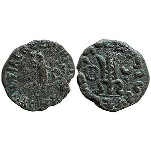 Ancient Indo-Greek Hippostratos Bronze Octuple
