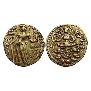 Ancient Guptas Skandagupta Archer type Gold Dinara