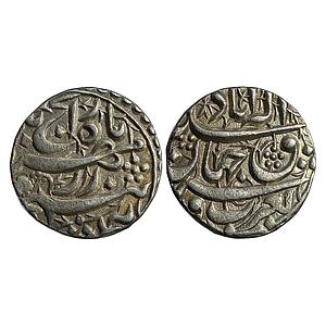 Mughal Akbar Rebellion Issue of Jahangir Bagharb -O- Sharq couplet Allahabad Mint Silver R