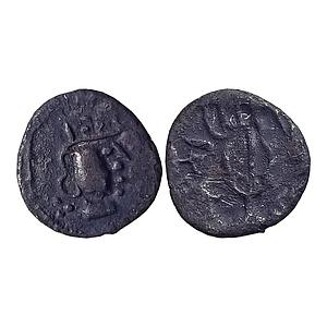 Pre-Islamic Sindh and Punjab Yashaditya Series Ranavigraha NM ND Silver Damma