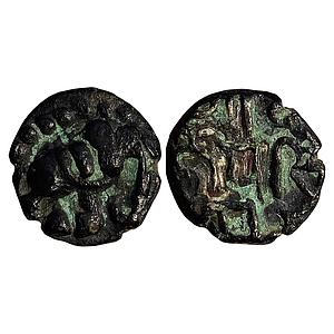 Hindu Medieval Chalukyas of Gujarat Jayasimha Siddaraja Silver Dramma