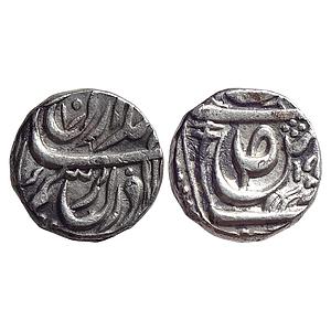 IPS Patiala State Karam Singh INO Ahmad Shah Durrani Sahrind Mint Silver Rupee
