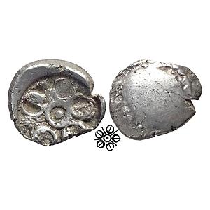 Ancient Archaic Punch Marked Coinage Attributed to Gandhara Janapada Local Swat Valley typ