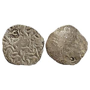 Ancient Punch Marked Coinage Whorl coin type of the Northern Upper Ganga region Usually at