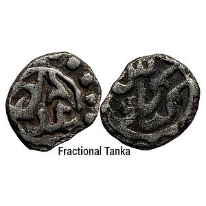 Bengal Sultan Rukn-al-din Kaikaus Silver Fractional Tanka