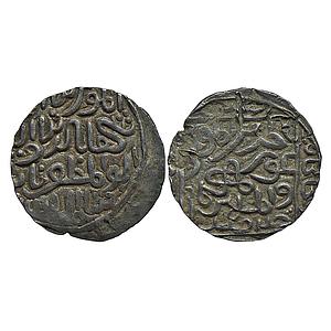 Bengal Sultan Shihab al-Din Bayazid Shah No Mint Silver Tanka