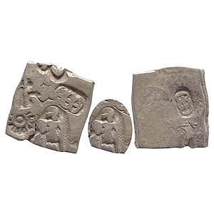 Ancient, Mauryan, Punch Marked Coinage, Magadha Imperial, Human Figure, Silver Karshapana