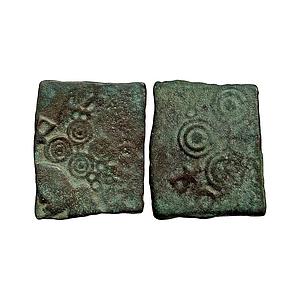 Ancient Vidarbha region Satavahanas Copper Unit