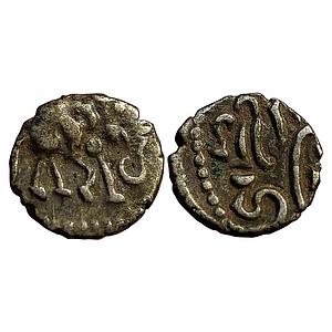 Hindu Medieval Chalukyas of Gujarat Ranahasti Silver Dramma
